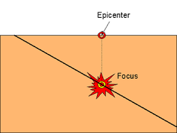 The epicenteris on the earth's surface directly above the focus.b.the epicenter is the point within the earth where seismic waves originate; The Big One Curriculum