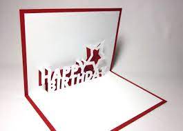 Alles Gute Zum Geburtstag Pop Up Karte Pop Up Card Templates Happy Birthday Pop Card Templates Printable