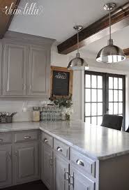 If you're in search of a timeless color to paint your kitchen, it doesn't get more classic than gray. Dear Lillie Kitchen Kitchen Renovation Kitchen Diy Makeover Kitchen Remodel