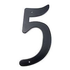 Brighter signs are seen from a greater distance. 10cm Modern House Number Door Home Address Mailbox Numbers For House Digital Door Outdoor Sign 4 Inch 5 Aliuminum Black Door Plates Aliexpress