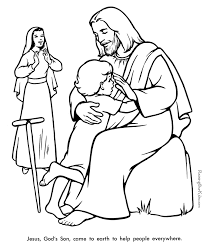 Great for preschoolers to do in the. Jesus Bible Coloring Pages To Print 027