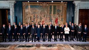 From the verb governare or from latin gubernum. Quirinale Arrivo Dei Capi Di Stato E Di Governo Dell Ue Per 60 Trattati Di Roma Youtube