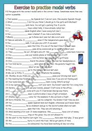 Study the modal descriptions and complete the exercises to take another step towards english fluency. Modal Verbs Upper Intermediate Level Esl Worksheet By Traute