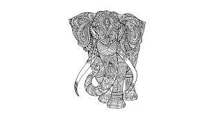 Zentangle ethnic indian elephant boho paisley. Get The Coloring Page Elephant 50 Printable Adult Coloring Pages That Will Help You De Stress Popsugar Smart Living Photo 5