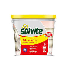 Shop our huge selection of patterns, colors and styles. Solvite All Purpose Ready For Use Wallpaper Adhesive 4 5kg Diy At B Q