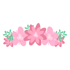 Pink Flower Crown Png Flower Crown Drawing Pink Flower Crown Simple Flower Crown Simple easy drawings of flowers. pink flower crown png flower crown
