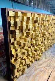 Wooden Sound Diffuser Acoustic Panel Soundproofing Pixel Etsy In 2021 Acoustic Panels Wooden Art Sound Proofing