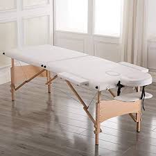 Beautiful Portable Massage Table Spa Bed 76 Quot Professional Height Adjustable 2 Folding Salon Bed With Carry Bag Whit Massage Table Massage Tables Bed Table