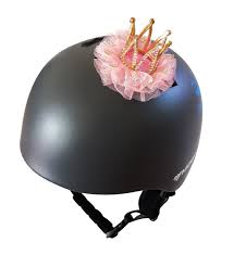 Helmet Crown Crystal Golden Crown With Pink Lace For Ski Helmet Bicycle Helmet Motorcycle Helmet Check More At Https Skiing Deko Modelle Xyz Helmet Crownc