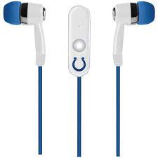 Indianapolis Colts Ear Buds With Microphone Earbuds Headphones Stereo