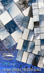 Swimming Pool Tile Idea Mosaic Glass Tile 1x1 1x2 2x2 Pool Tile Pool Tile Designs Glass Pool Tile
