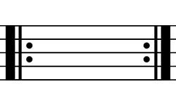 If the piece has one repeat sign alone, then that means to repeat from the beginning, and then continue on. Repeat Music Symbols Music Blog Music Lessons
