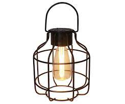 Wilson Fisher Bronze Edison Bulb Cage Led Lantern Big Lots Led Lantern Edison Bulb Bulb