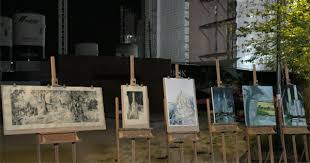 Landscape art landscape paintings landscapes canadian artists canadian painters seascape paintings wildlife art abstract styles silk painting. Making A Mark Fujiko Rose Won Landscape Artist Of The Year 2019 In Final At Battersea Power Station