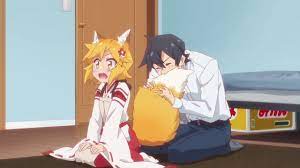 Sewayaki Kitsune No Senko San 01 Review The Calming Fox Girl Anime Maid Fox Girl Kitsune