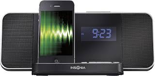 I heard it and thought it sounded great so, i purchased one since i was needing a new alarm clock/ipod dock. Customer Reviews Insignia Docking Clock Radio For Apple Ipod And Iphone Black Ns Clip02 Best Buy