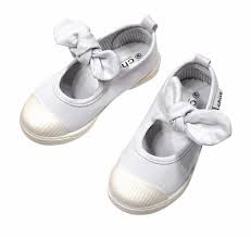 Chus Shoes Girls Athena Velcro Mary Jane With Bow White