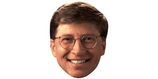 Bill gates became a billionaire in 1987 at the age of 31 and the richest man in the world at the age of 39. Bill Gates Young Maske Aus Karton Celebrity Cutouts