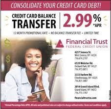 Understanding credit card balance transfers can help save money. Credit Card Balance Transfer Financial Trust Federal Credit Union Grand Island Ny