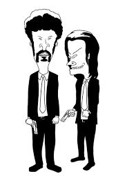 Black Beavis And Butthead Beavis Butthead Pulpfiction Mashup By Frostduck Pulp Fiction Fiction Funny Cartoon