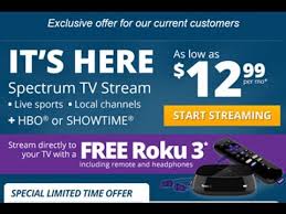 Take your spectrum tv experience with you! Charter Spectrum Stream Tv App Review Free Roku 3 Offer Youtube