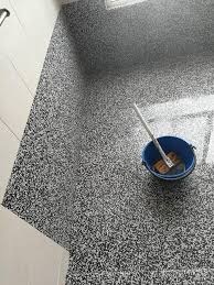 The 12mm thick combination of pebbles and cement mix at the ration of 70% and 30% is lay on the well prepare substrate such as cement sand rendering or wall plastering. Facebook