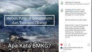 Hasil analisis bmkg menunjukkan gempabumi ini berkekuatan m 7,2 yang selanjutnya dilakukan pemutakhiran menjadi m 6,7, kata bambang. Beredar Kabar Adanya Potensi Gempa Bumi Dan Tsunami Di Selatan Jawa Begini Tanggapan Bmkg Tribunnews Com Mobile