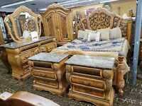 Michael amini canopy bedroom trendy bedroom villa valencia bedroom collection dresser with mirror aico furniture furniture michael entertainment unit discount furniture aico dining room table set aico furniture entertainment wall units furniture michael amini furniture wood light. Aico By Michael Amini La Francaise Cognac 5pc King Size Bedroom Set Ebay
