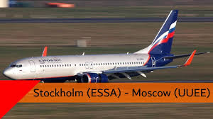 P3d V4 2 Aeroflot 737 800 Stockholm To Moscow Essa Uuee