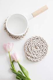 finger knit trivet pattern etsy diy knitting coloriage lorax nouveau