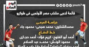 لاعبي النادي الأهلي وعن أزمة لاعبي النادي الأهلي، أكد الكابتن شوقي غريب: Ø§Ù„Ù‚Ø§Ø¦Ù…Ø© Ø§Ù„Ø±Ø³Ù…ÙŠØ© Ù„Ù„Ù…Ù†ØªØ®Ø¨ Ø§Ù„Ø£ÙˆÙ„Ù…Ø¨Ù‰ Ø¨Ø£ÙˆÙ„Ù…Ø¨ÙŠØ§Ø¯ Ø·ÙˆÙƒÙŠÙˆ Ø¥Ù†ÙÙˆØ¬Ø±Ø§Ù Ø§Ù„ÙŠÙˆÙ… Ø§Ù„Ø³Ø§Ø¨Ø¹