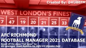 Jul 27, 2021 · of the afc richmond officials, ted is the most hesitant to bring in a therapist. Afc Richmond Ted Lasso Football Manager 2021 Database Release Editors Hideaway Download Forum Fm21 Sports Interactive Community