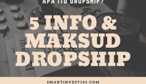 We did not find results for: 6 Tips Cara Jual Barang Dropship Di Shopee Smartinvest101