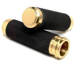 Harley Tbw Brass Motorcycle Grips With Rubber Grips Usa Made Grips Usa Made Custom Harleys Motorcycle Harley Harley