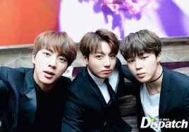 Why is jimin and jin and suga and jungkook not very close to each other? Jin Jungkook And Jimin So Kawaii 3 Bts Dispatch Bts Jin Bts Jimin
