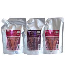 Mẫu Mới] Bộ Phục Hồi Milbon Grand Linkage Phục Hồi Tóc Hư Tổn 600ML