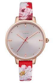 Ladies Watch TED BAKER Kate Multicolor Leather Strap TE50005011 - E-oro.gr TED  BAKER WATCHES