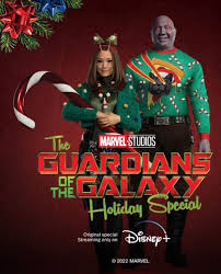Promotional image of Mantis and Drax for the Guardians of the Galaxy  Holiday Special : rMarvelStudiosSpoilers