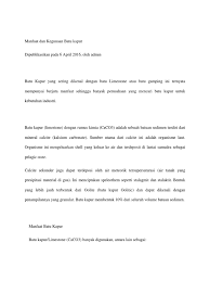 Ini reaksi batu kapur bila terkena air, maaf jika agak lebay #maaflebay #lebay #batukapur #morowali #imip #imip #noedit. Manfaat Dan Kegunaan Batu Kapur 2 Docx