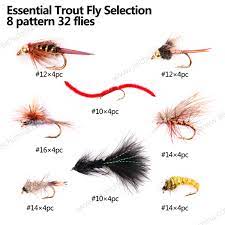 Essential Trout Flies Selection