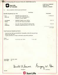 Summary Of Life Insurance Policy From Sun Life Of Canada Philippines Sun Life Financial Life Insurance Policy Life Insurance Agent
