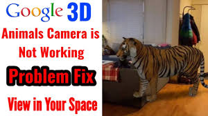 Google 3d Animals Camera Is Not Working Problem Fix View In Your Space Problem Solved 3d View Youtube In some cases, just type in.