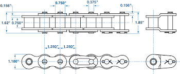 100 Roller Chain 10ft Box