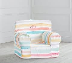Just recently, i took the cover off to wash it and he is using the inserts as gymnastics mats. Kayla Rainbow Stripe Twill Anywhere Chair Kids Armchair Pottery Barn Kids