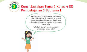 Soal yang kami berikan sudah berdasarkan buku paket k13 edisi revisi terbaru. Kunci Jawaban Tema 5 Kelas 4 Halaman 22 23 25 27 Buku Tematik Pembelajaran 3 Subtema 1 Semangat Belajar