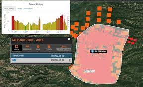 Fire perimeter and hot spot data: Update Smoke Ash Arrive In Gardnerville From New Sierra Fire Serving Minden Gardnerville And Carson Valley