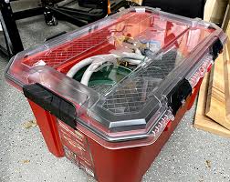 Shop waterproof storage solutions at the container store. Husky Tools Workshop Makeover Step 1 Pro Duty Waterproof Storage Bins