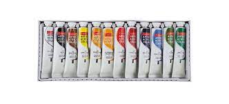 It uses both pigments and dyes to make the colors. Art Colours Artist Acrylic Colours Kokuyocamlin