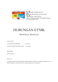 Check spelling or type a new query. Proposal Ringkas Hubungan Etnik Studocu
