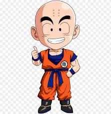 Frieza and cell, like every other majin have an m on their forehead which stands for the race they are in. Big Head Krillin Dragon Ball Chibi Krilli Png Image With Transparent Background Toppng